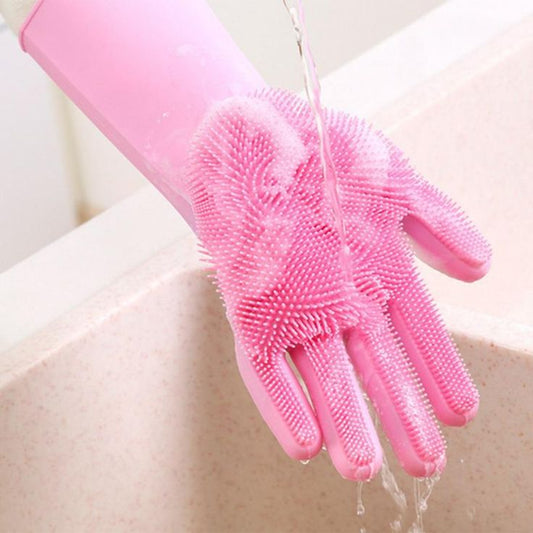 Silicone Washing Gloves
